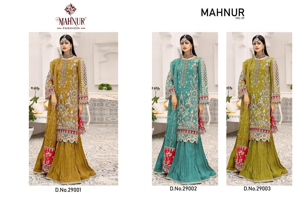 Mahnur Vol 29 Wedding Wear Pakistani Suits Catalog
